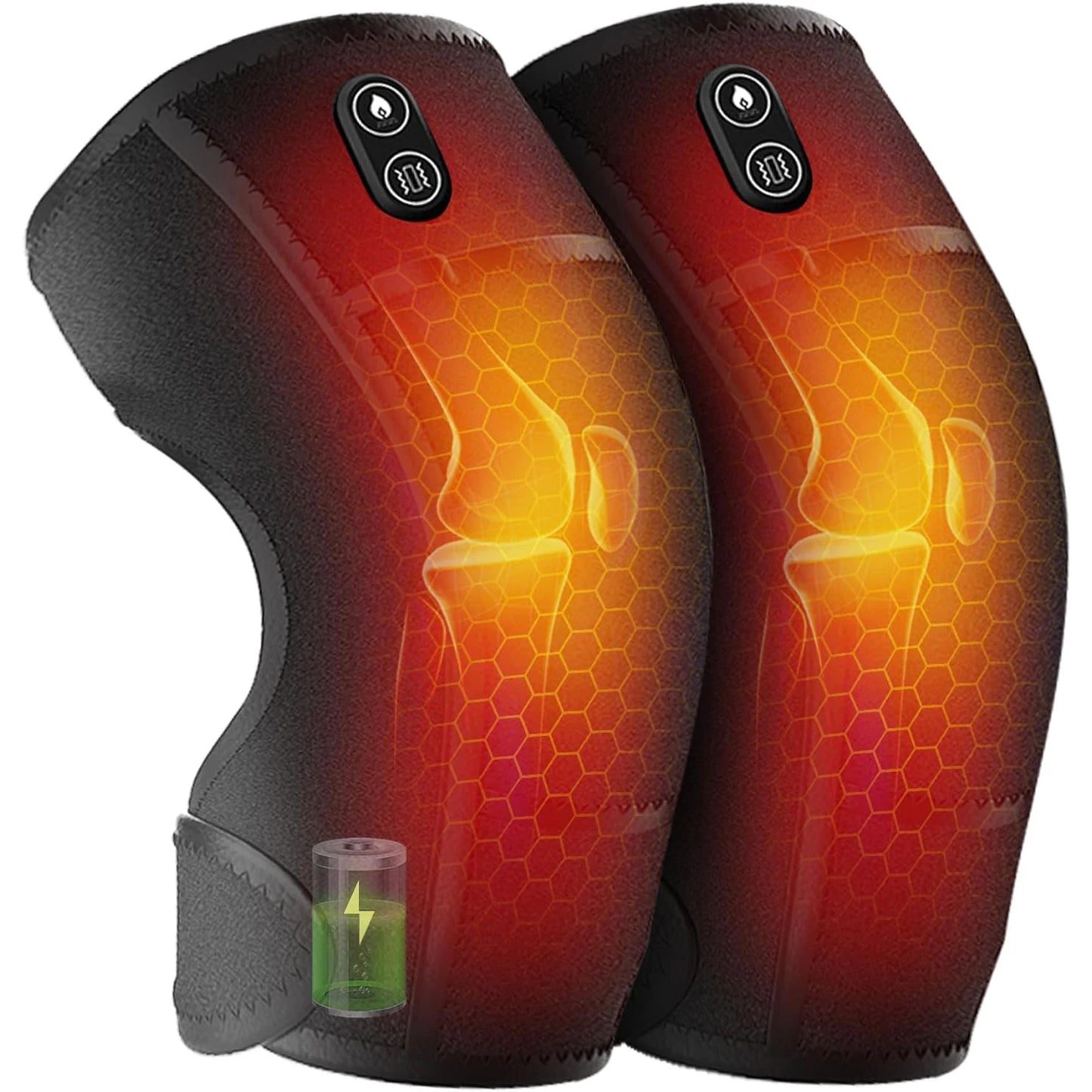 Heated Knee Massager with Vibration