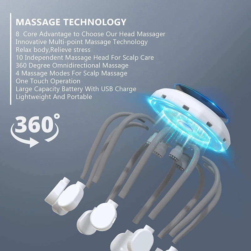 Electric Head Massager For Relax Stress Relief