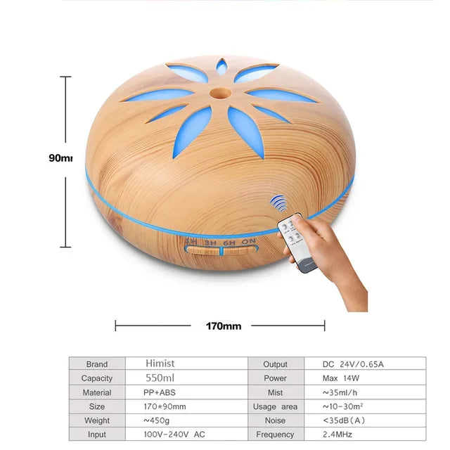 Aroma Diffuser Ultrasonic Essential Oil Diffuser