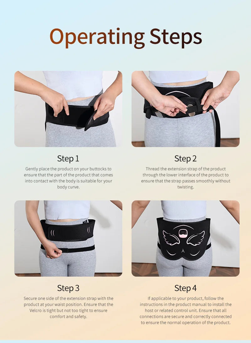 Electric Butt Muscle Stimulator/Buttocks Lifting Muscle Toner to Lose Weight